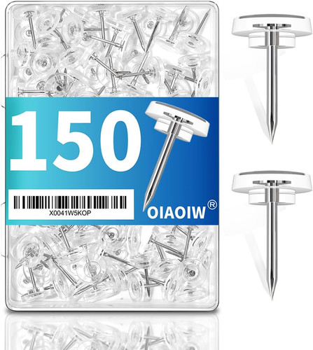 150pcs clear thumb tacks - tacks, for