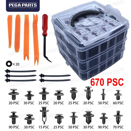 670pcs car body retainer - car,