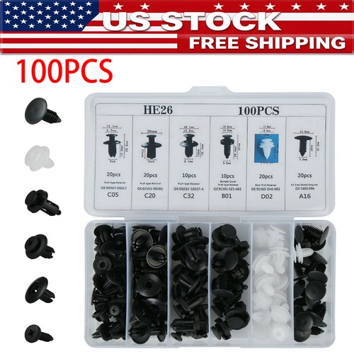 100pcs car retainer auto - 100pcs,