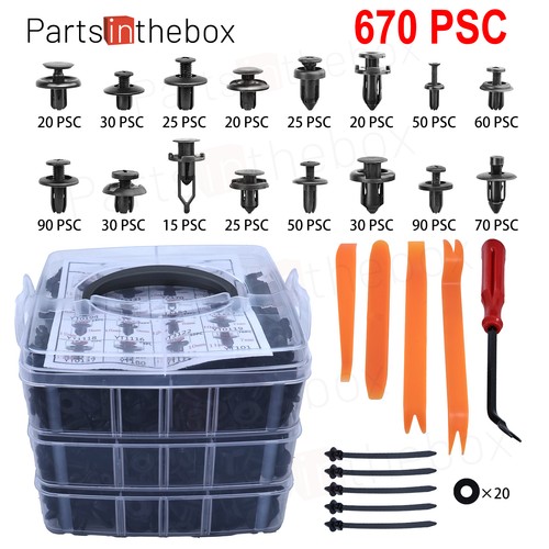 670pcs car retainer - car, kit